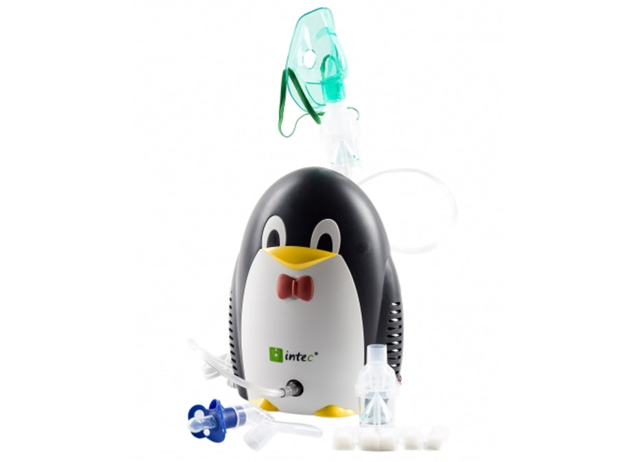 Inhalateur Nébuliseur à piston pour bébé enfants et adultes Penguin Intec