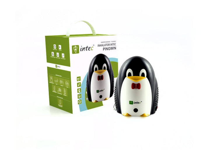 Inhalateur Nébuliseur à piston pour bébé enfants et adultes Penguin Intec