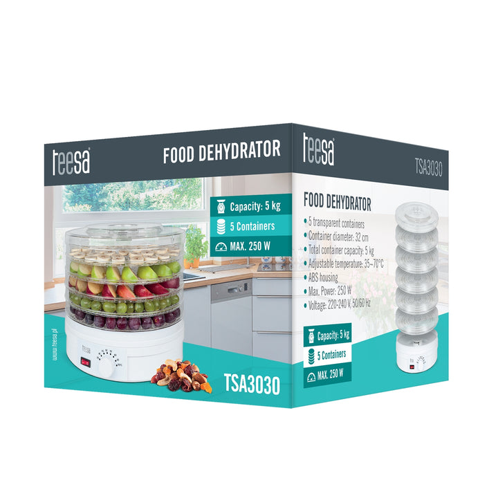 Séchoir pour champignons, légumes et fruits TSA3030 Teesa