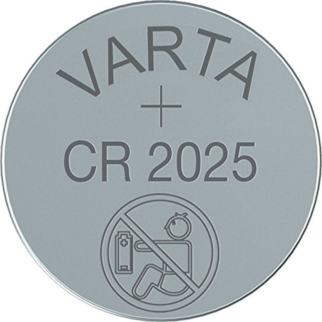 2x piles au lithium Varta CR 2025, haute qualité, 3V