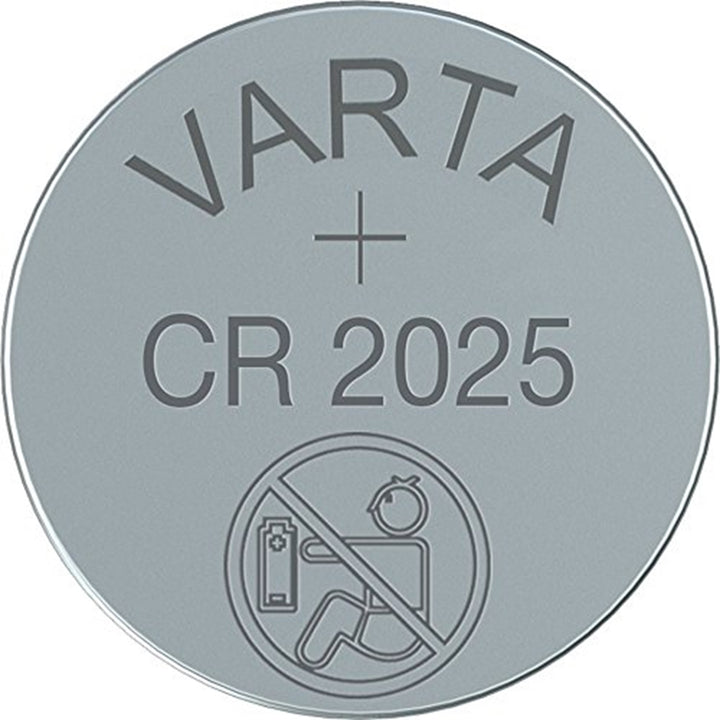 2x piles au lithium Varta CR 2025, haute qualité, 3V