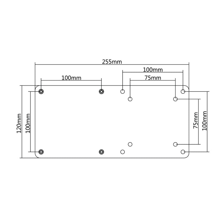 Adaptateur VESA 100x100 pour mini ordinateurs Maclean MC-721