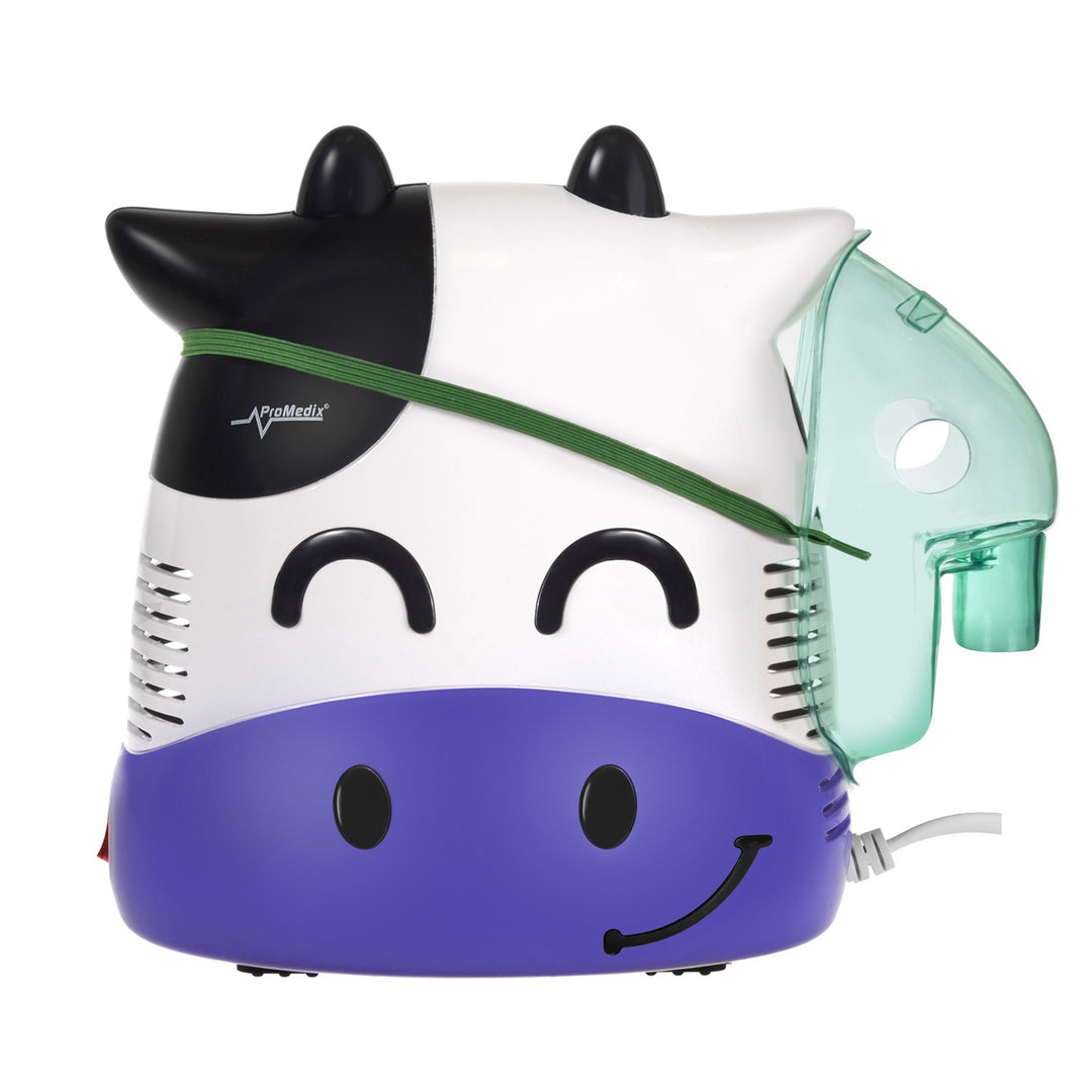 Inhalateur pour les enfants avec ensemble de nébuliseurs, masques, filtres Vache Promedix PR-810