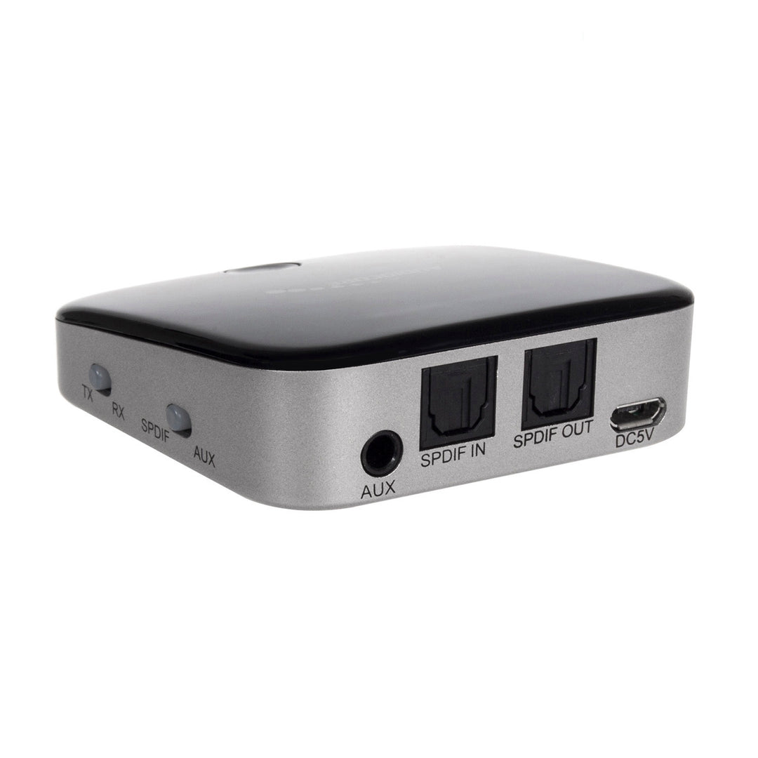 Adaptateur Bluetooth émetteur et récepteur Audiocore AC830 et récepteur avec Toslink (SPDIF) et AUX / connexion.