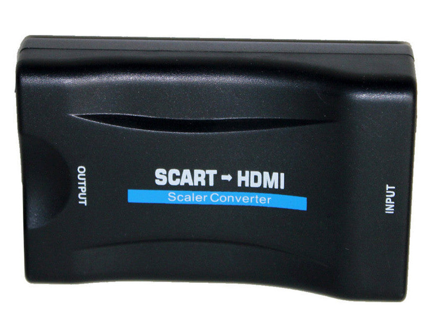Le convertisseur SCART vers HDMI est un convertisseur universel permettant de transformer une entrée analogique SCART en sortie numérique HDMI (jusqu'à 1080p 60 Hz).