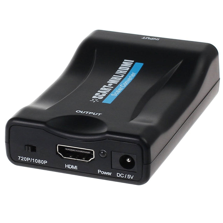 Le convertisseur SCART vers HDMI est un convertisseur universel permettant de transformer une entrée analogique SCART en sortie numérique HDMI (jusqu'à 1080p 60 Hz).