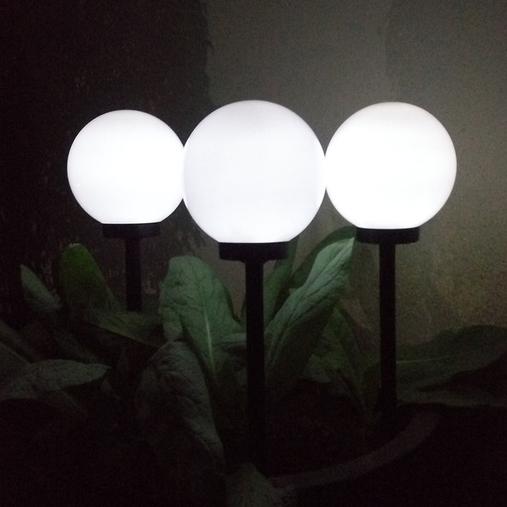 Lampe solaire LED extérieure sur pied blanche 15x15x48cm GreenBlue GB121
