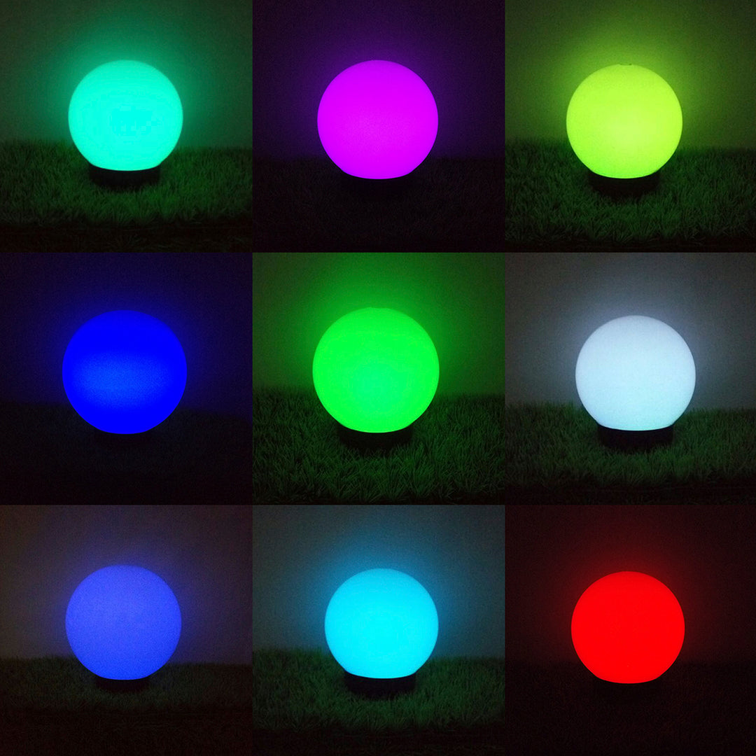 Lampe solaire LED extérieure sur pied colorée GreenBlue GB165