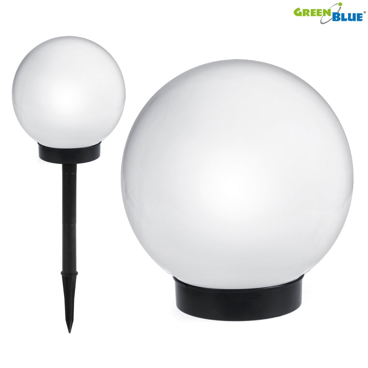 Lampe solaire LED extérieure sur pied colorée GreenBlue GB165