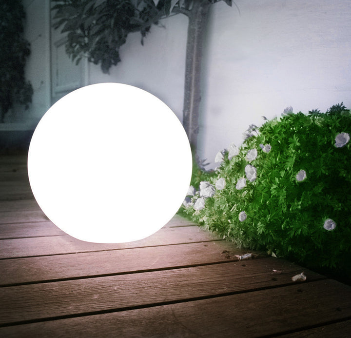 Lampe solaire LED extérieure sur pied blanche 30x30x63 cm GreenBlue GB168