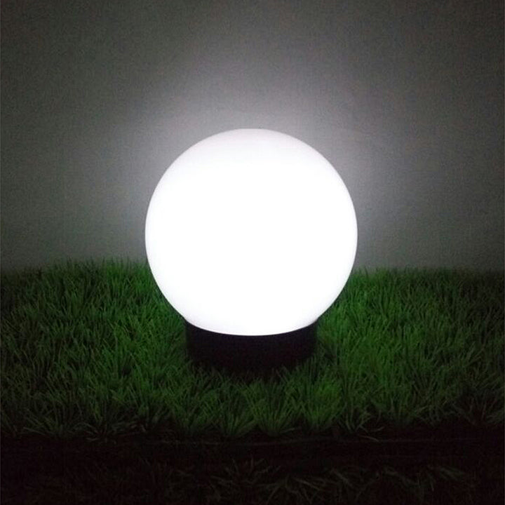 Lampe solaire LED extérieure sur pied blanche 30x30x63 cm GreenBlue GB168