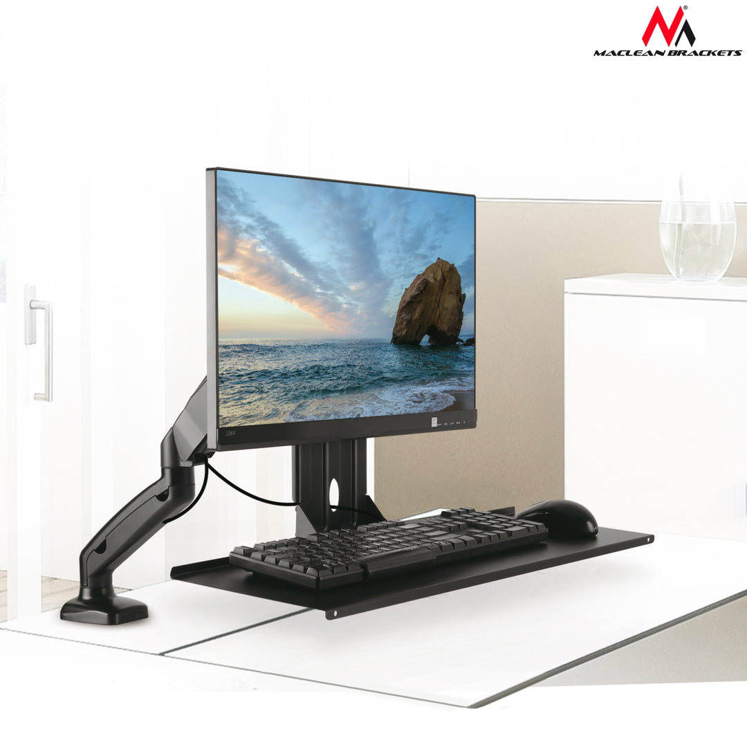 Support pour clavier et souris Maclean Brackets MC-756