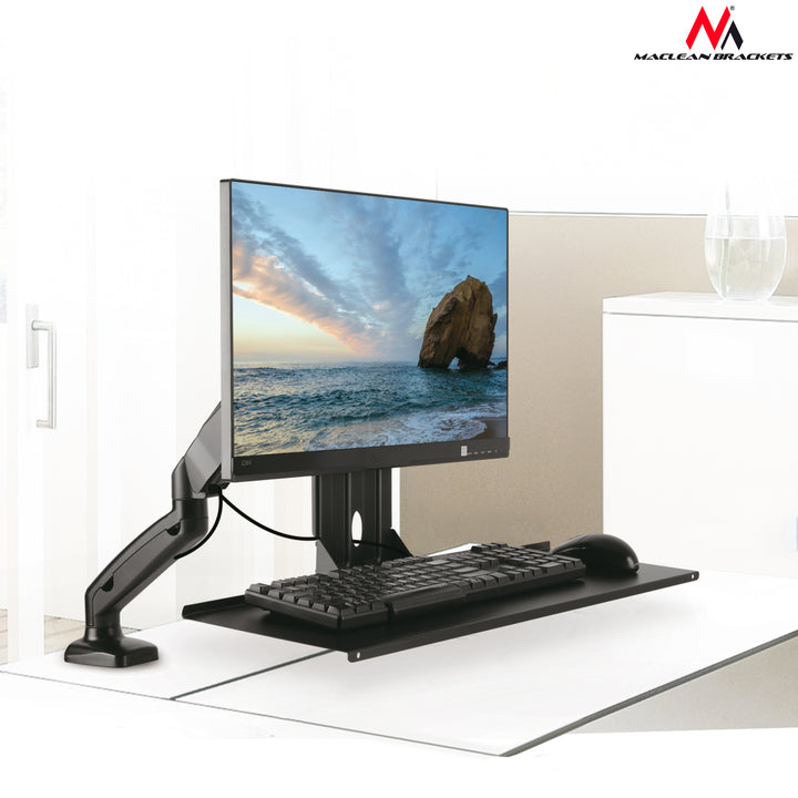 Support pour clavier et souris Maclean Brackets MC-756