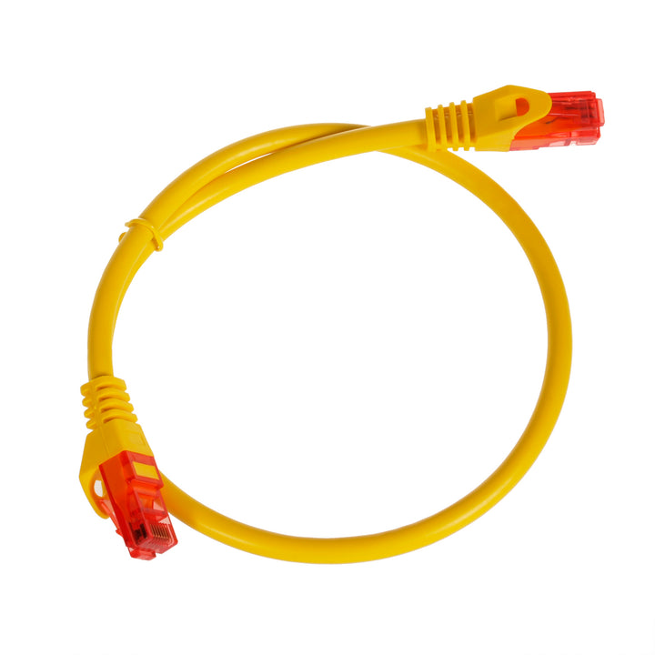 Câble réseau LAN pr. ethernet RJ45 UTP cat6 0,5m Maclean MCTV-300 Y