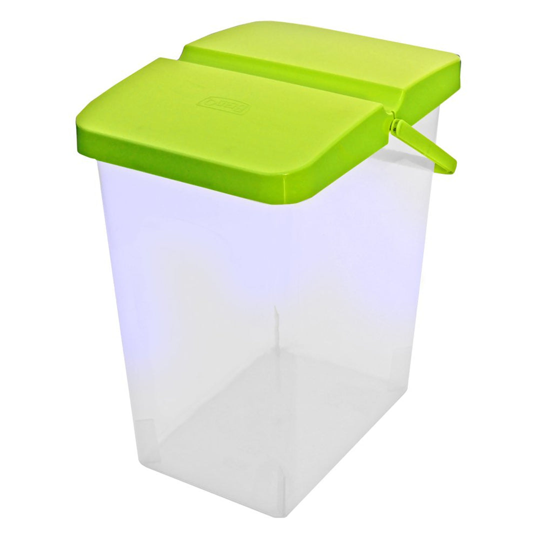 Recipient BranQ Boite d'alimentation 10L Esthétique Et Durable vert et transparent