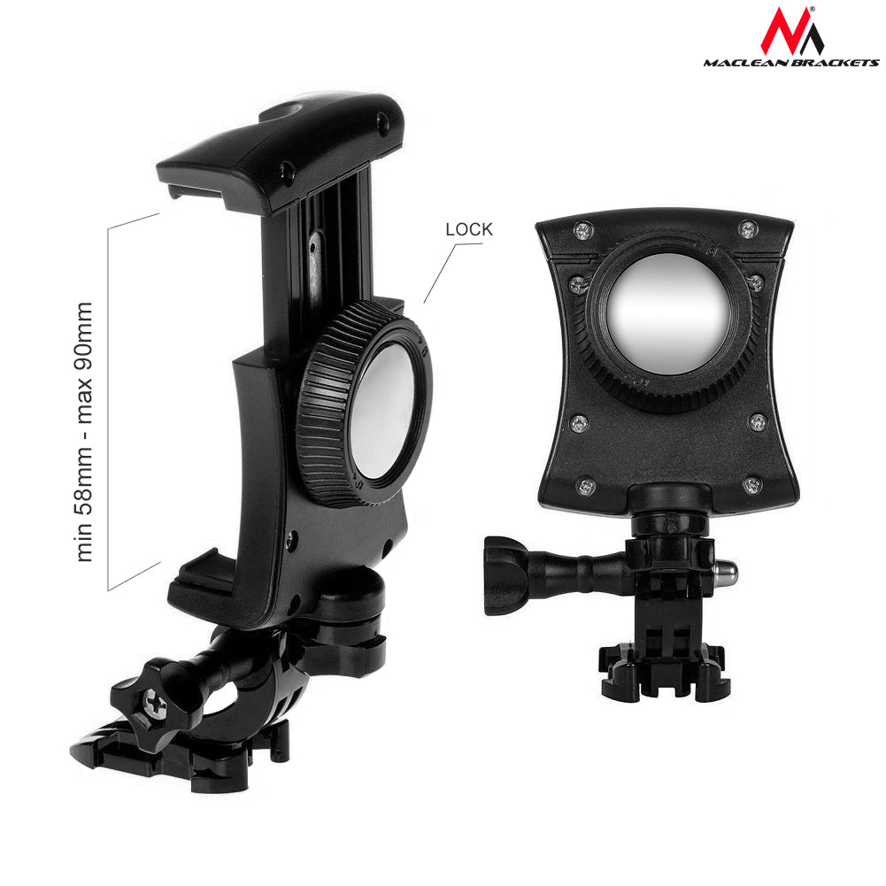 Harnais De Sport Pour Téléphone Ou Appareil Photo - Taille Universelle, Angle Réglable - Compatible Smartphone, GoPro - 7