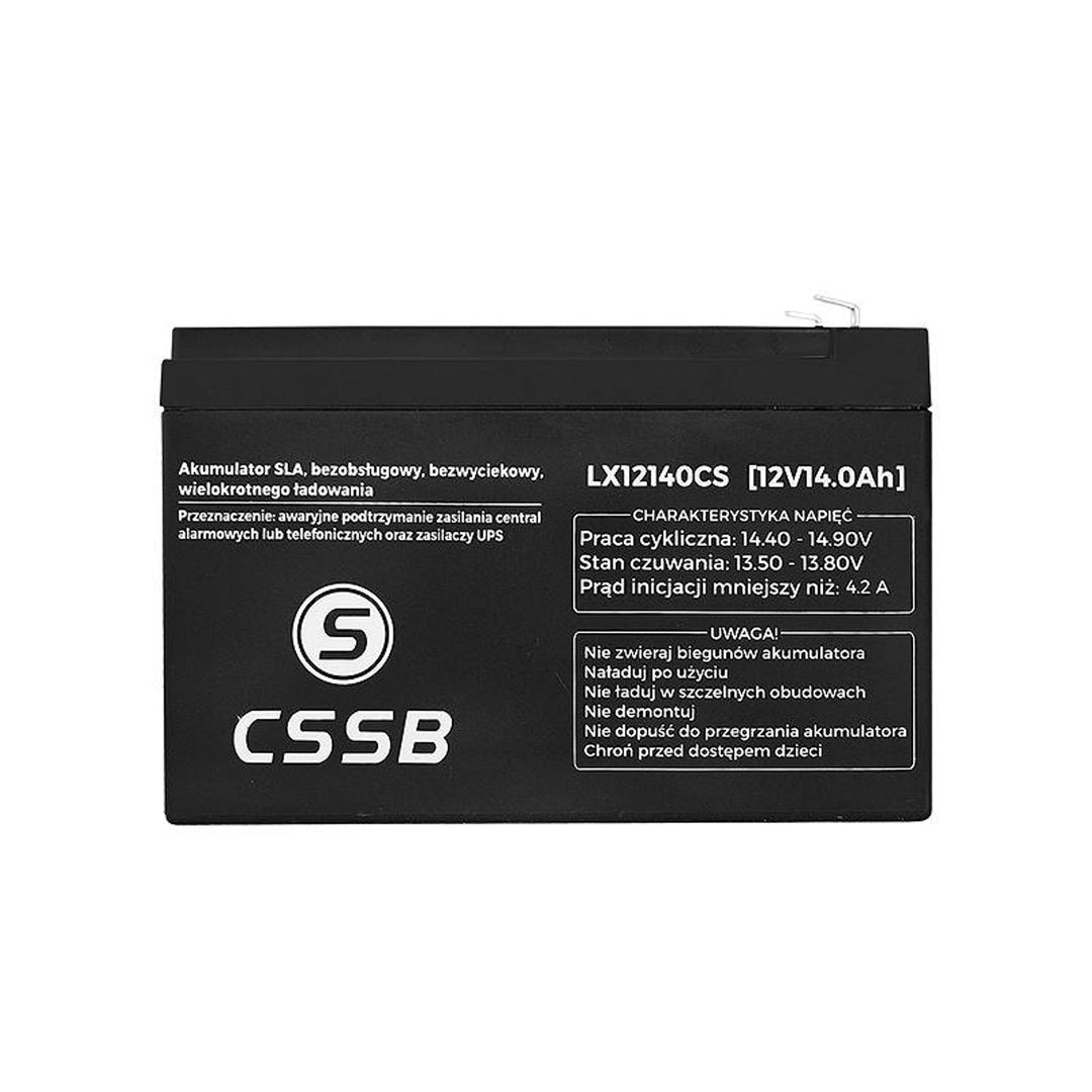 Batterie gel 12V 14Ah rechargeable sans entretien CSSB