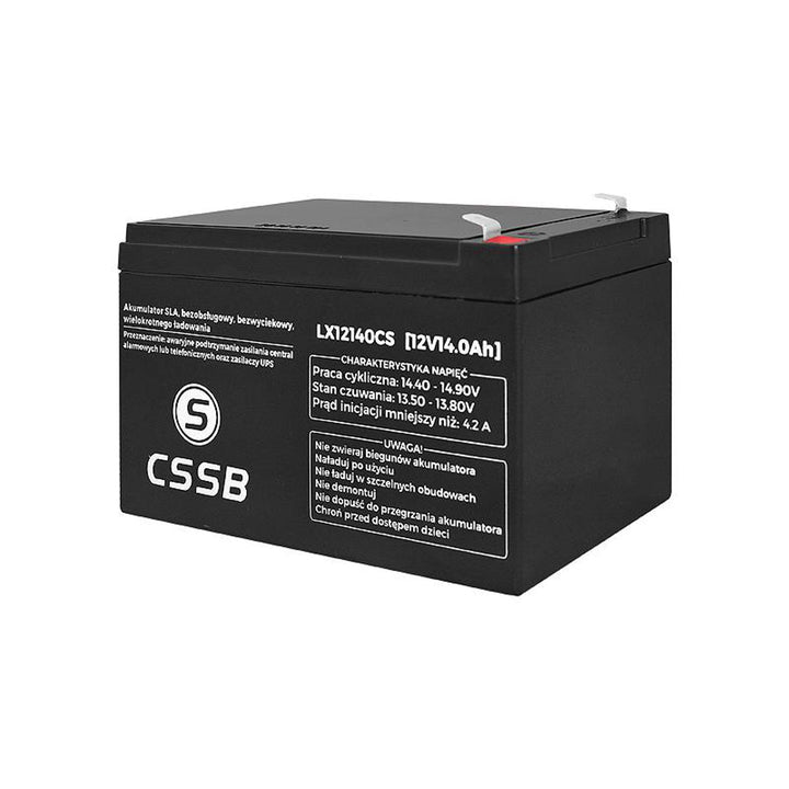 Batterie gel 12V 14Ah rechargeable sans entretien CSSB