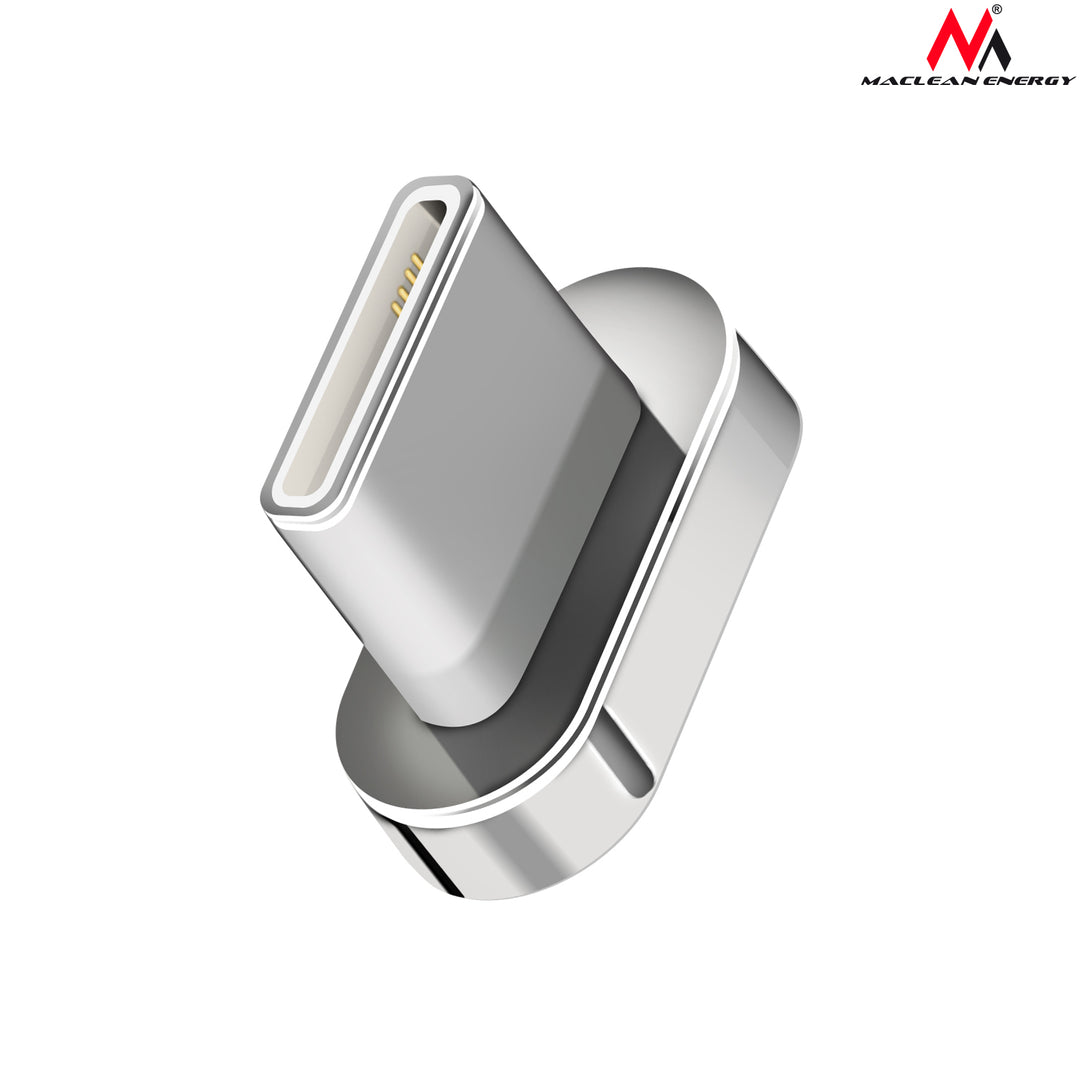 Câble Magnétique C USB Type Argent Maclean Energy MCE178