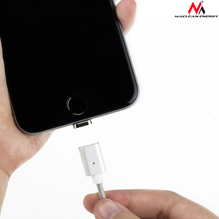 Câble Magnétique C USB Type Argent Maclean Energy MCE178