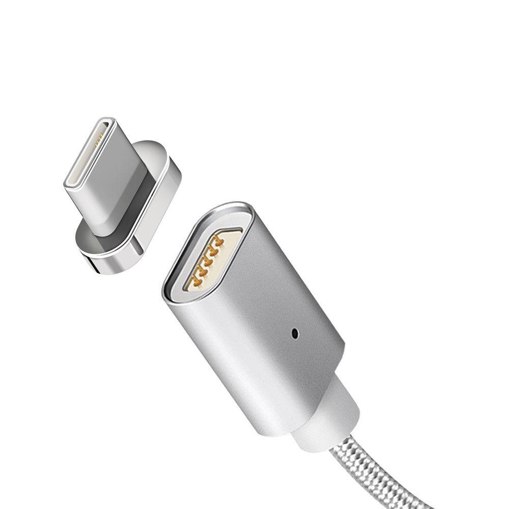 Câble Magnétique C USB Type Argent Maclean Energy MCE178