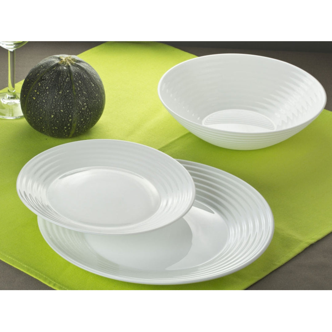 Set de vaisselle 19 éléments Luminarc Harena blanc