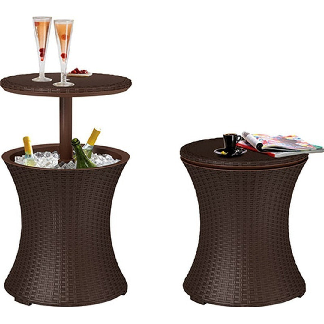 Glacière-bar Keter Coolbar Rattan marron en polyrotin 30 L