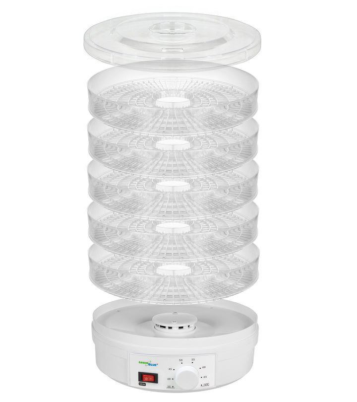 Déshydrateur alimentaire séchoir pour fruits, légumes et champignons GreenBlue GB190