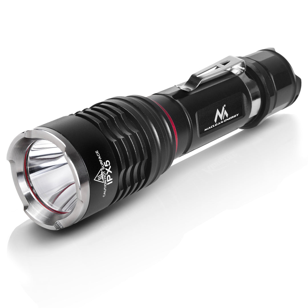 Lampe torche à LED avec support de vélo et 3 modes d'éclairage 10W 800 IPX5 Maclean MCE220 Cree