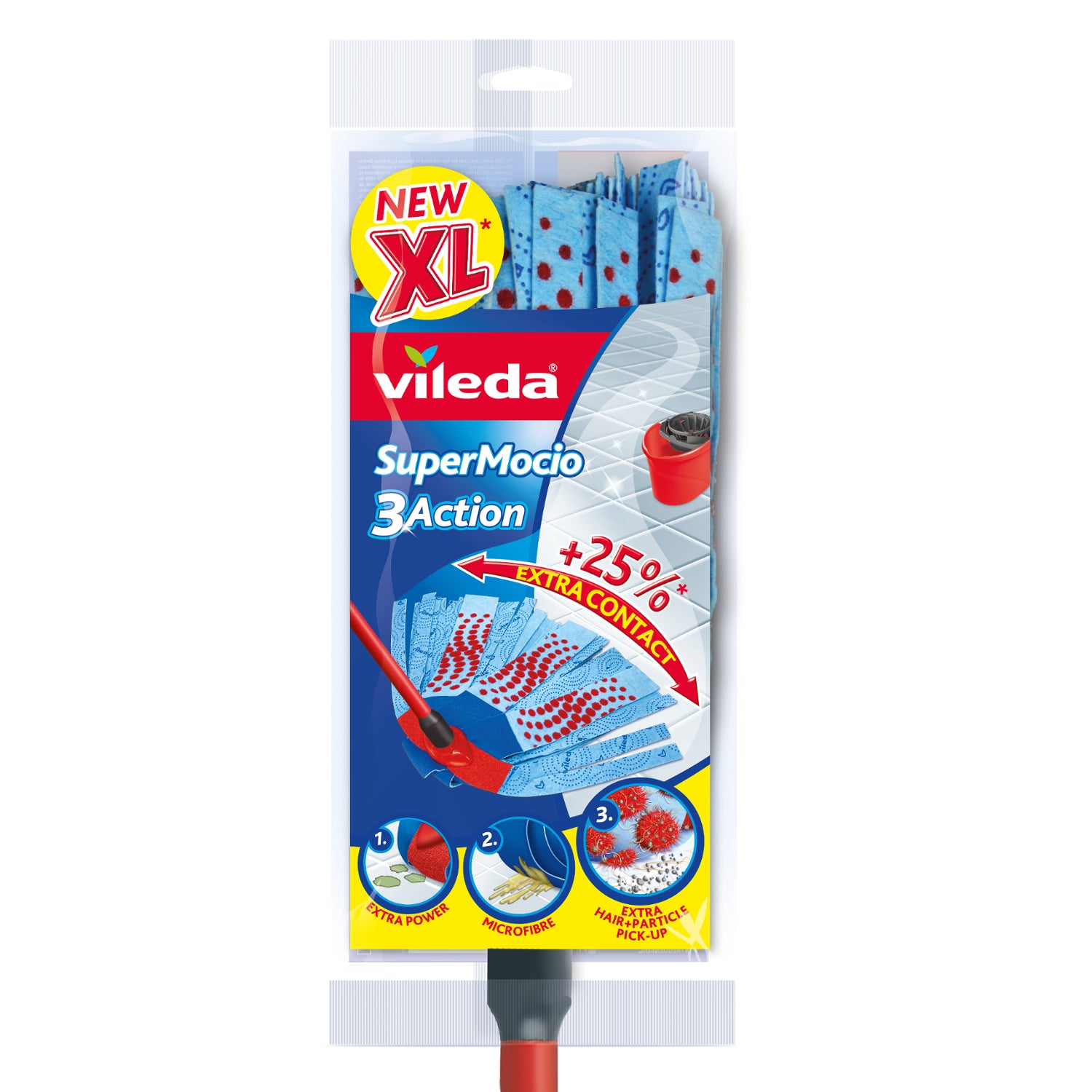 Tige De Balai à Franges Vileda - Aluminium Multicolore 147 Cm, Légère Et Robuste Pour Nettoyage Facile - 6