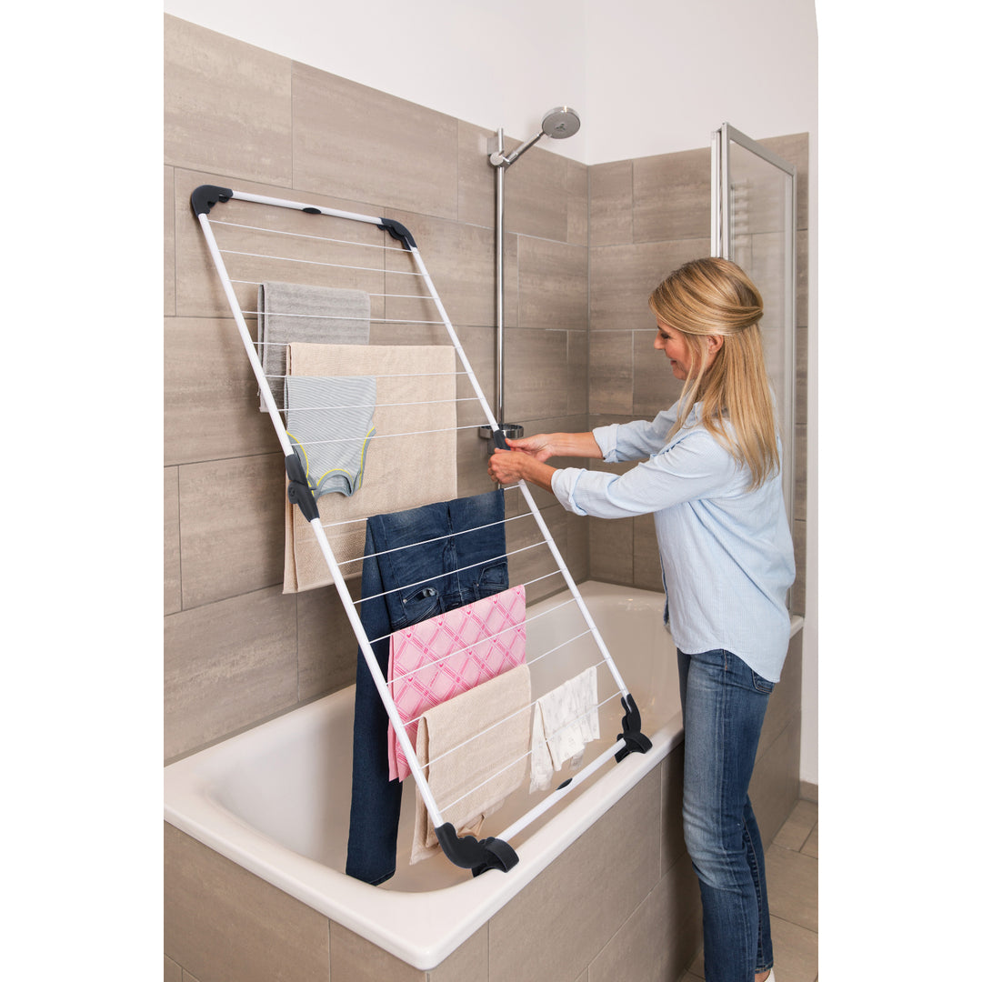 Séchoir à linge de bain articulations réglables Vileda Acrobath