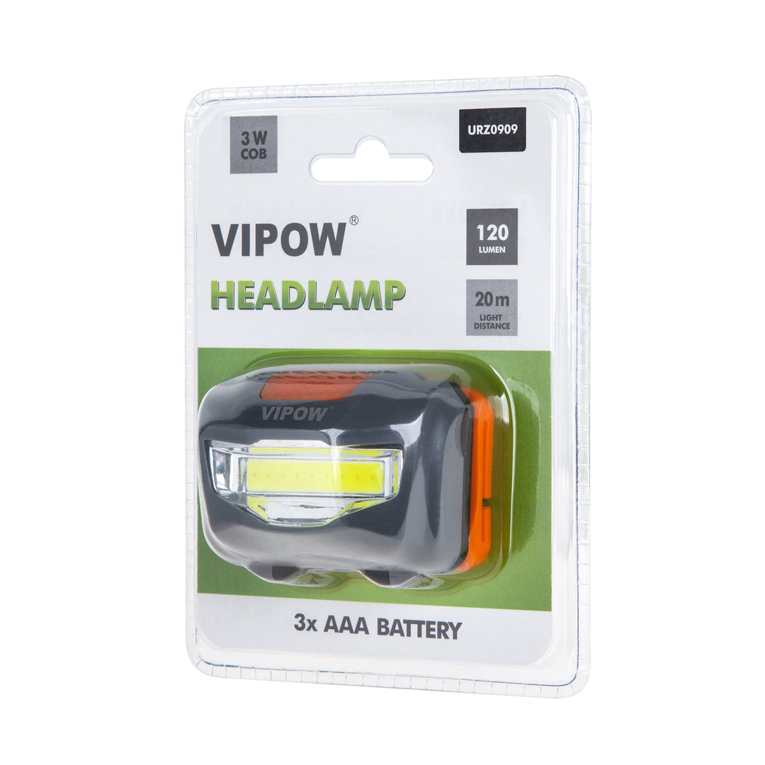 Lampe frontale lampe de poche READY VIPOW LED 3W qualité COB