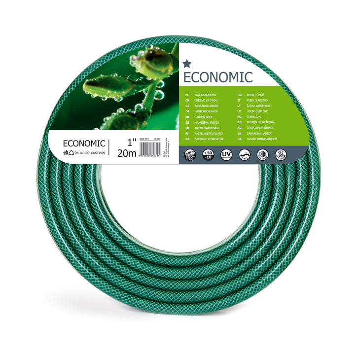 Tuyau d'arrosage de jardinage économique Garden Cellfast, 1", 20 m, 3 couches