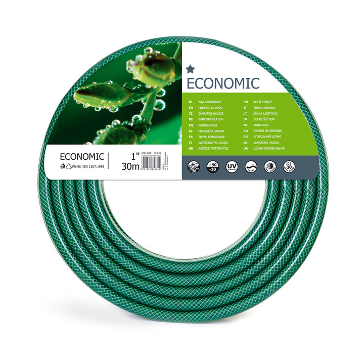 Tuyau d'arrosage économique Cellfast 1" pour jardinier, 3 couches , 30m