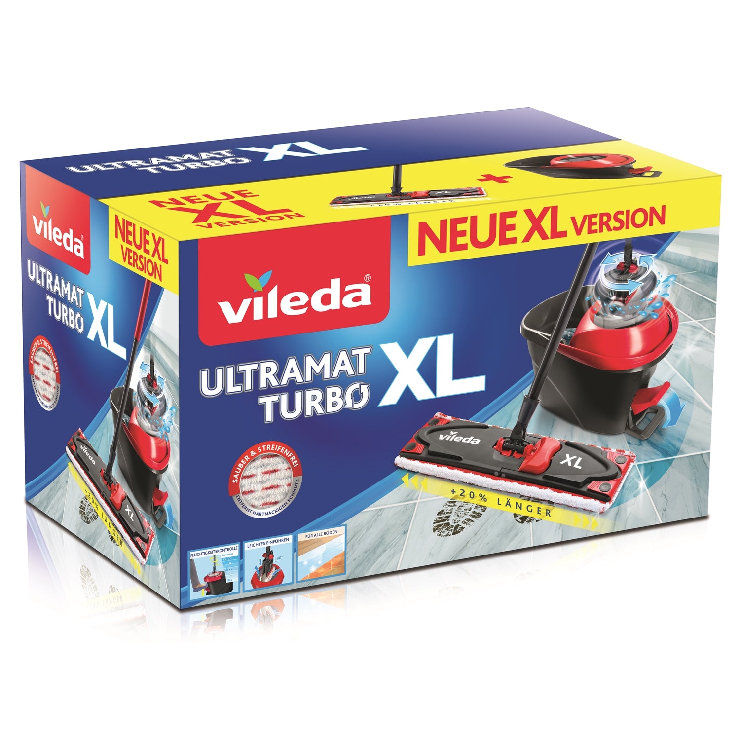 Stock Bureau - VILEDA Kit Balai de Nettoyage Ultramax Box XL 42 cm