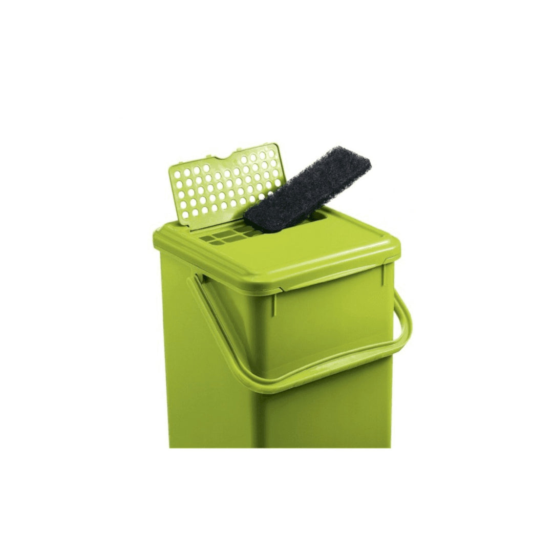 Seau à compost avec filtre à charbon Rotho Bio 8L