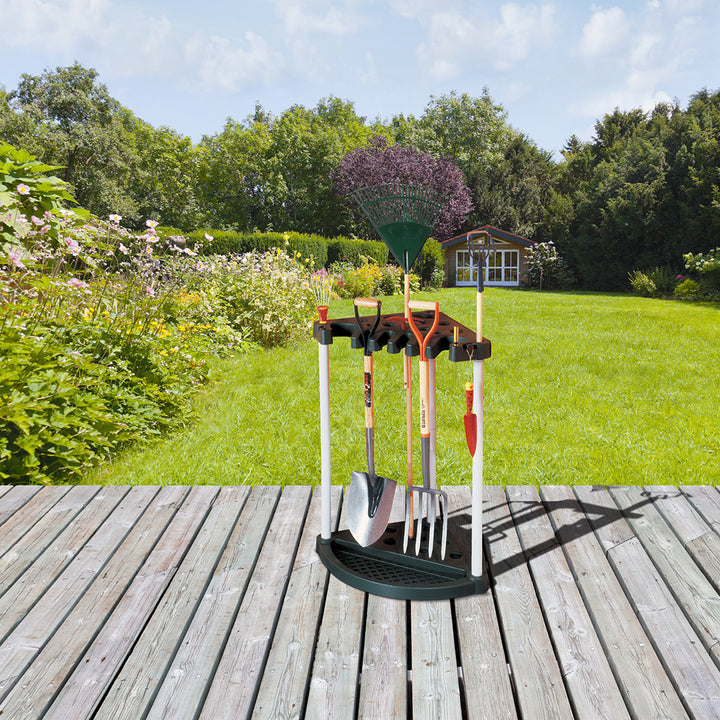 Support pour outils de jardin Keter Corner Tool construction solide