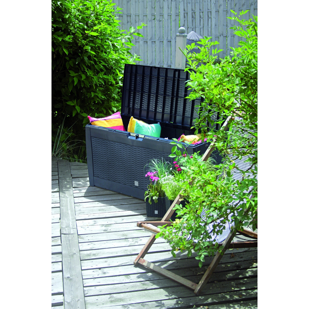 Jardinière Prosperplast Coffret Boxe Rato Boite de rangement 310L Anthracite