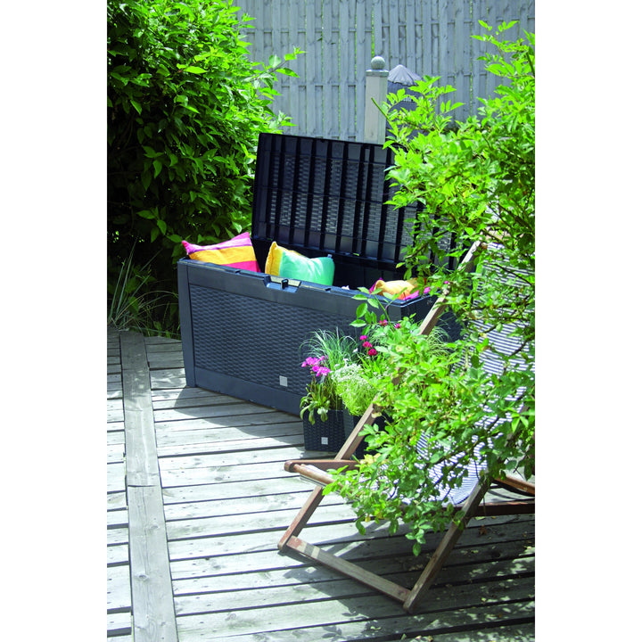 Jardinière Prosperplast Coffret Boxe Rato Boite de rangement 310L Anthracite