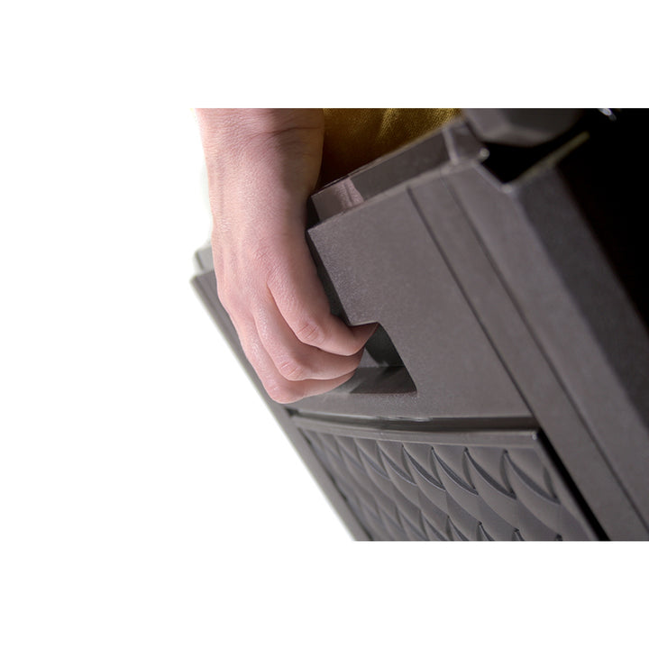 Jardinière Prosperplast Coffret Boxe Rato Boite de rangement 310L Anthracite