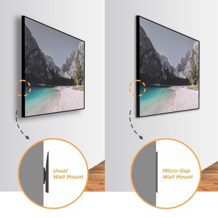 Support mural QLED TV Micro-Gap pour Samsung de 75 " à 50kg Maclean MC-837