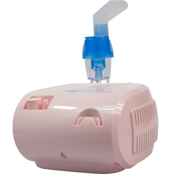 Inhalateur nébuliseur avec masques, tuyaux et filtres rose Omnibus BR-CN116B