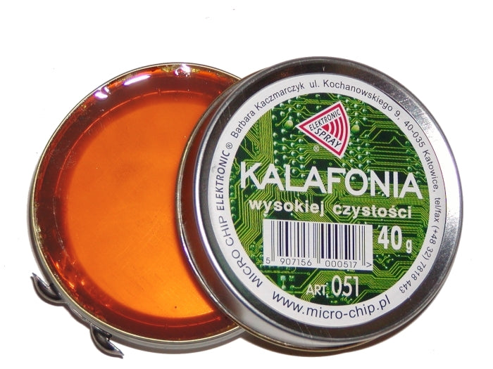 Colophane active avec activateurs pour faciliter la soudure 35/40g