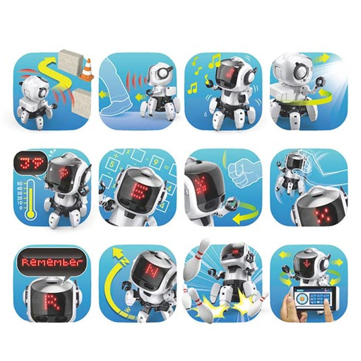 Kit de construction de robot Mirco: Tobbie II KSR20 bit Amusement et éducation