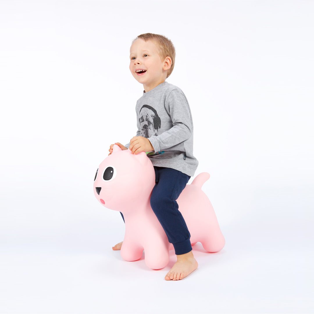 Pink Tootina kitty - jouet gonflable de saut pour les enfants
