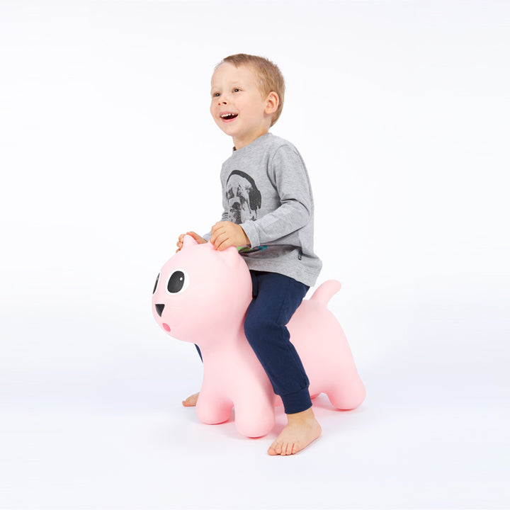 Pink Tootina kitty - jouet gonflable de saut pour les enfants