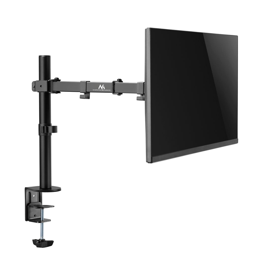 Support de bureau réglable pour moniteur LCD 17-32 " 8kg vesa 75x75 et 100x100 bras double Maclean MC-883