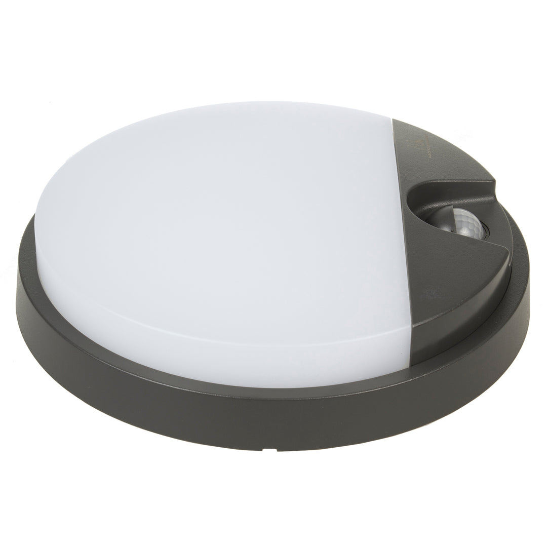 Lampe LED murale avec détecteur de mouvement infrarouge IP54 Maclean MCE291 GR