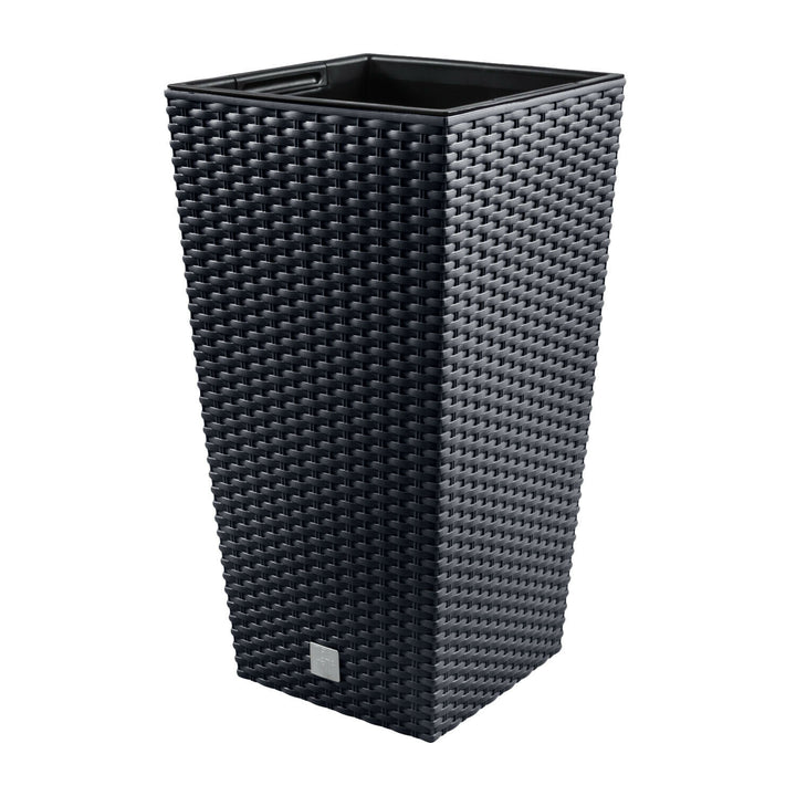 Pot de fleur avec insert Prosperplast Rato Square DRTS400-S433 - anthracite