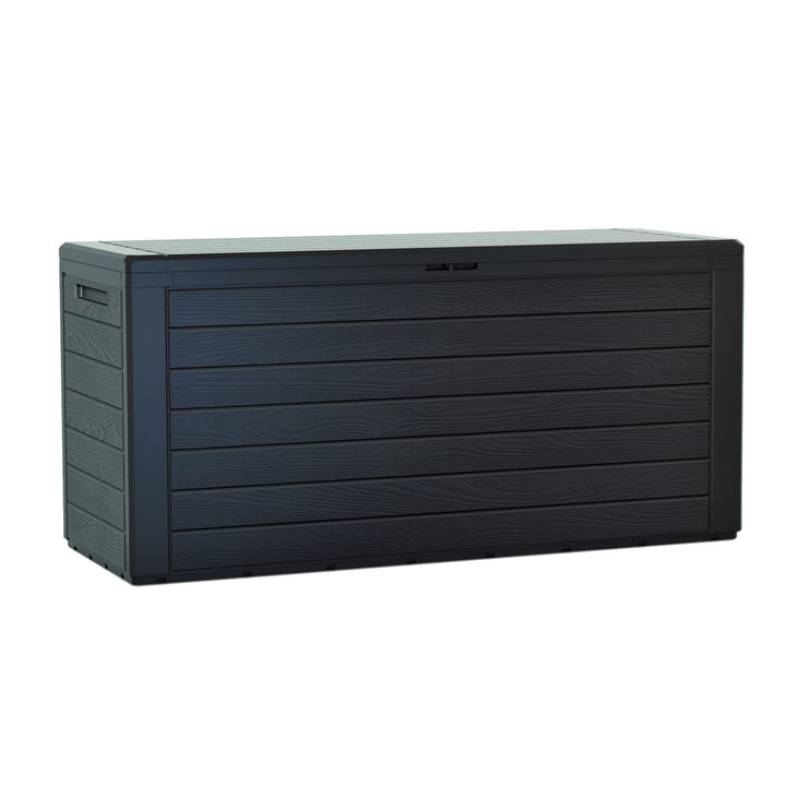 Coffre de jardin 280L Prosperplast Jardinière Woodebox MBWL280-S433 - anthracite